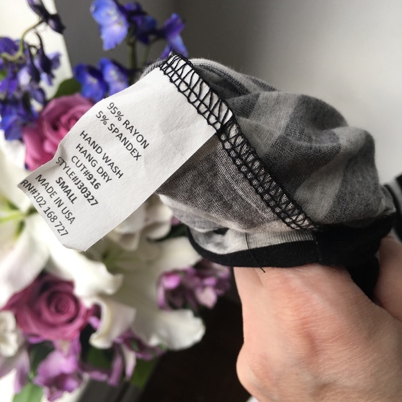 Annianna Blk & Lt Heather Gray striped maxi dress - Picture 4 of 4